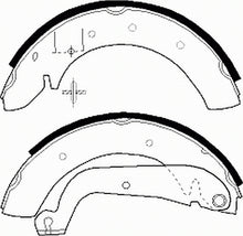 Load image into Gallery viewer, Rear Brake Shoe Set Fits Citroen Fiat Talbot OE 424159 Ferodo FSB270