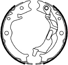 Load image into Gallery viewer, Rear Parking Brake Drum Shoe Set Fits Chevrolet Daewoo Ferodo FSB4017