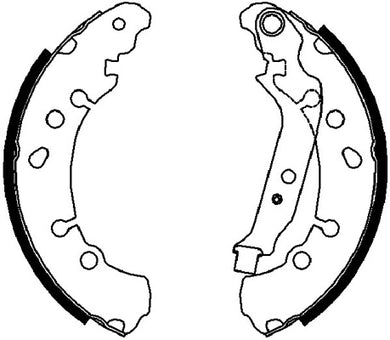 Rear Brake Shoe Set Fits Daihatsu Toyota OE 044950D040 Ferodo FSB4037