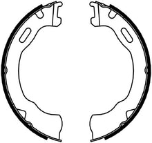 Load image into Gallery viewer, Rear Parking Brake Drum Shoe Set Fits Ford USA Ferodo FSB4042