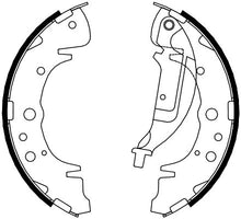 Load image into Gallery viewer, Rear Brake Shoe Set Fits Hyundai Kia OE 0K5532638Z Ferodo FSB4084