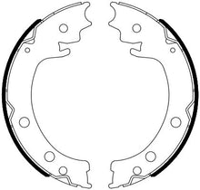 Load image into Gallery viewer, Rear Parking Brake Drum Shoe Set Fits Suzuki OE 5460077K00 Ferodo FSB4116