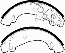 Load image into Gallery viewer, Rear Brake Shoe Set Fits Autobianchi Fiat OE 9945371 Ferodo FSB527