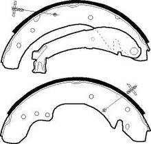 Load image into Gallery viewer, Rear Brake Shoe Set Fits Citroen Fiat Peugeot OE 9945885 Ferodo FSB534R