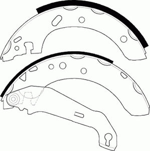 Rear Brake Shoe Set Fits Ford OE 1005968 Ferodo FSB552