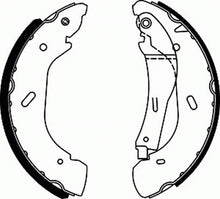 Load image into Gallery viewer, Rear Brake Shoe Set Fits Ford LDV Ferodo FSB590R