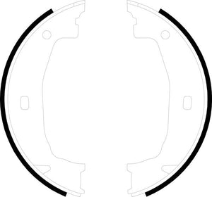 Rear Parking Brake Drum Shoe Set Fits Alfa Romeo BMW Ferodo FSB592