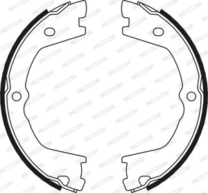 Rear Parking Brake Drum Shoe Set Fits Iveco OE 42535858 Ferodo FSB658