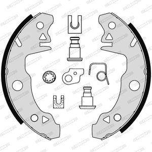 Rear Brake Shoe Set Fits Citroen Peugeot Renault Talbot OE 424149 Ferodo FSB72