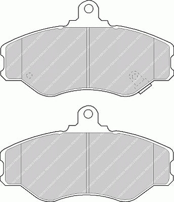 Front Brake Pad Set Fits Hyundai OE 5810143A00 Ferodo FVR1014