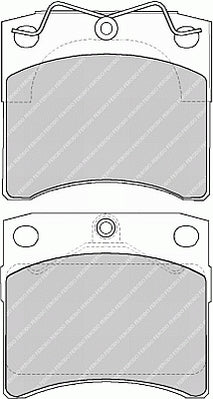 Front Brake Pad Set Fits VW OE 701698151G Ferodo FVR1131
