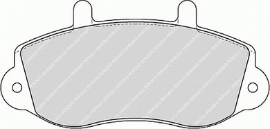 Front Brake Pad Set Fits Opel Renault Vauxhall OE 1605979 Ferodo FVR1292