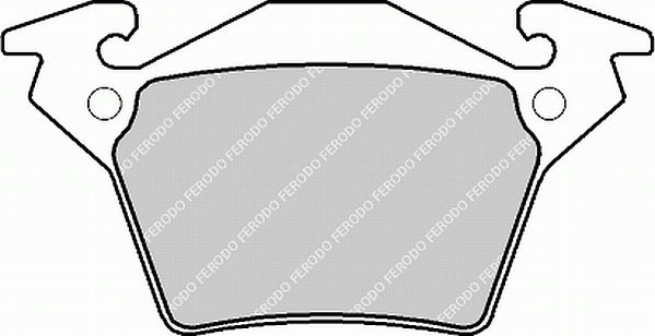 Rear Brake Pad Set Fits Mercedes-Benz OE 4214210 Ferodo FVR1305