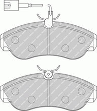 Load image into Gallery viewer, Front Brake Pad Set Fits Citroen Fiat Peugeot OE 9948629 Ferodo FVR1397