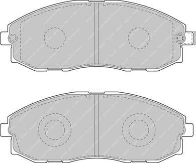Front Brake Pad Set Fits Hyundai OE 581014AA00 Ferodo FVR1498