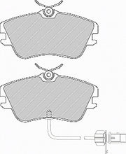 Load image into Gallery viewer, Front Brake Pad Set Fits VW OE 7D0695151B Ferodo FVR1519
