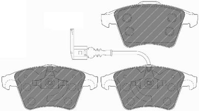 Front Brake Pad Set Fits VW OE 7H0698151A Ferodo FVR1643