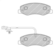 Load image into Gallery viewer, Rear Brake Pad Set Fits Nissan Opel Renault Vauxhall OE 4406239 Ferodo FVR4349