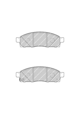 Front Brake Pad Set Fits Nissan OE D1060JX50B Ferodo FVR4415