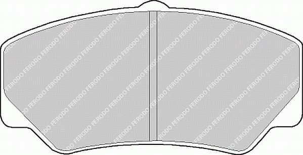 Front Brake Pad Set Fits Ford OE 5023486 Ferodo FVR450