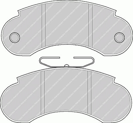 Front Brake Pad Set Fits Mercedes-Benz OE 6014217720 Ferodo FVR752
