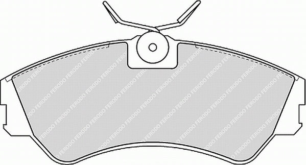 Front Brake Pad Set Fits VW OE 701698151C Ferodo FVR785