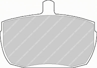 Front Brake Pad Set Fits Alfa Romeo DAF Ford Iveco Land Rover LDV Ferodo FVR829