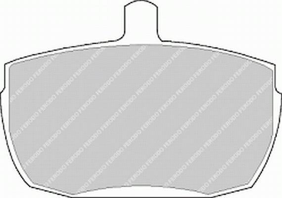 Front Brake Pad Set Fits Alfa Romeo DAF Ford Iveco Land Rover LDV Ferodo FVR829