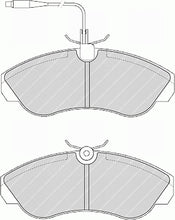 Load image into Gallery viewer, Front Brake Pad Set Fits Citroen Fiat Mazda Peugeot OE 425118 Ferodo FVR968