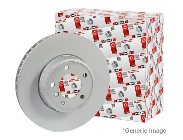 Pair Of Coated Brake Discs Ferodo DDF1666C