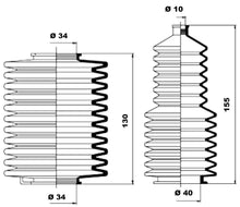 Load image into Gallery viewer, Steering Bellow Set Fits Renault 11 11 Box 18 18 Box 18 Variable Moog K150004