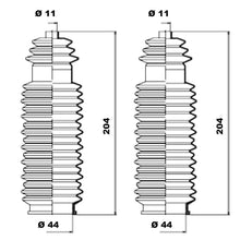 Load image into Gallery viewer, Steering Bellow Set Fits Peugeot 405 Ii 405 Ii Break OE 406629 Moog K150044
