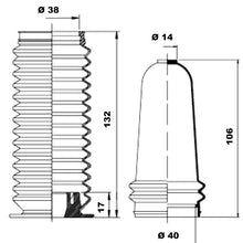 Load image into Gallery viewer, Steering Bellow Set Fits Citroen Ax OE 9451076780 Moog K150048