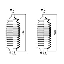 Load image into Gallery viewer, Steering Bellow Set Fits Mitsubishi Colt Ii Colt Iii Colt Iv Colt Moog K150053