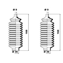 Load image into Gallery viewer, Steering Bellow Set Fits Daihatsu Cuore Vi Move OE 4553597201 Moog K150054