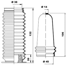 Load image into Gallery viewer, Steering Bellow Set Fits Citroen Saxo Peugeot 106 I 106 Ii 106 Va Moog K150059