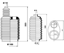 Load image into Gallery viewer, Steering Bellow Set Fits Alfa Romeo 164 Fiat Croma Lancia Thema Moog K150071