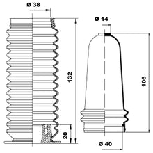 Load image into Gallery viewer, Steering Bellow Set Fits Citroen Ax OE 406632 Moog K150075
