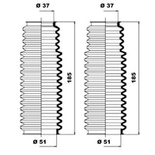 Load image into Gallery viewer, Steering Bellow Set Fits BMW 3 3 Compact 3 Convertible 3 Coupe 3 Moog K150092