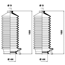 Load image into Gallery viewer, Steering Bellow Set Fits Honda Accord V Civic V Coupe Civic V Hat Moog K150103