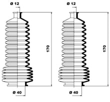 Load image into Gallery viewer, Steering Bellow Set Fits Renault Megane I Megane I Cabriolet Mega Moog K150110