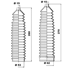 Load image into Gallery viewer, Steering Bellow Set Fits Citroen Jumper Box Jumper Bus Jumper Pla Moog K150119