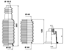 Load image into Gallery viewer, Steering Bellow Set Fits Citroen Xantia Xantia Break Xm Xm Break Moog K150122