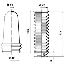 Load image into Gallery viewer, Steering Bellow Set Fits Citroen Saxo Peugeot 106 I OE 406636 Moog K150123