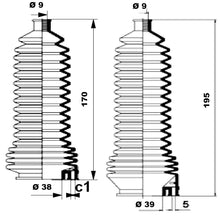 Load image into Gallery viewer, Steering Bellow Set Fits Nissan Kubistar Kubistar Box Renault Cli Moog K150138