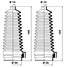Load image into Gallery viewer, Steering Bellow Set Fits Ford Fiesta Box Fiesta Iii Fiesta Iv Ka Moog K150144