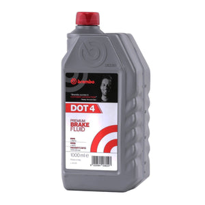 2x Brembo Brake Fluid DOT 4 DOT4 Premium ABS 2 Litre 2L L04010