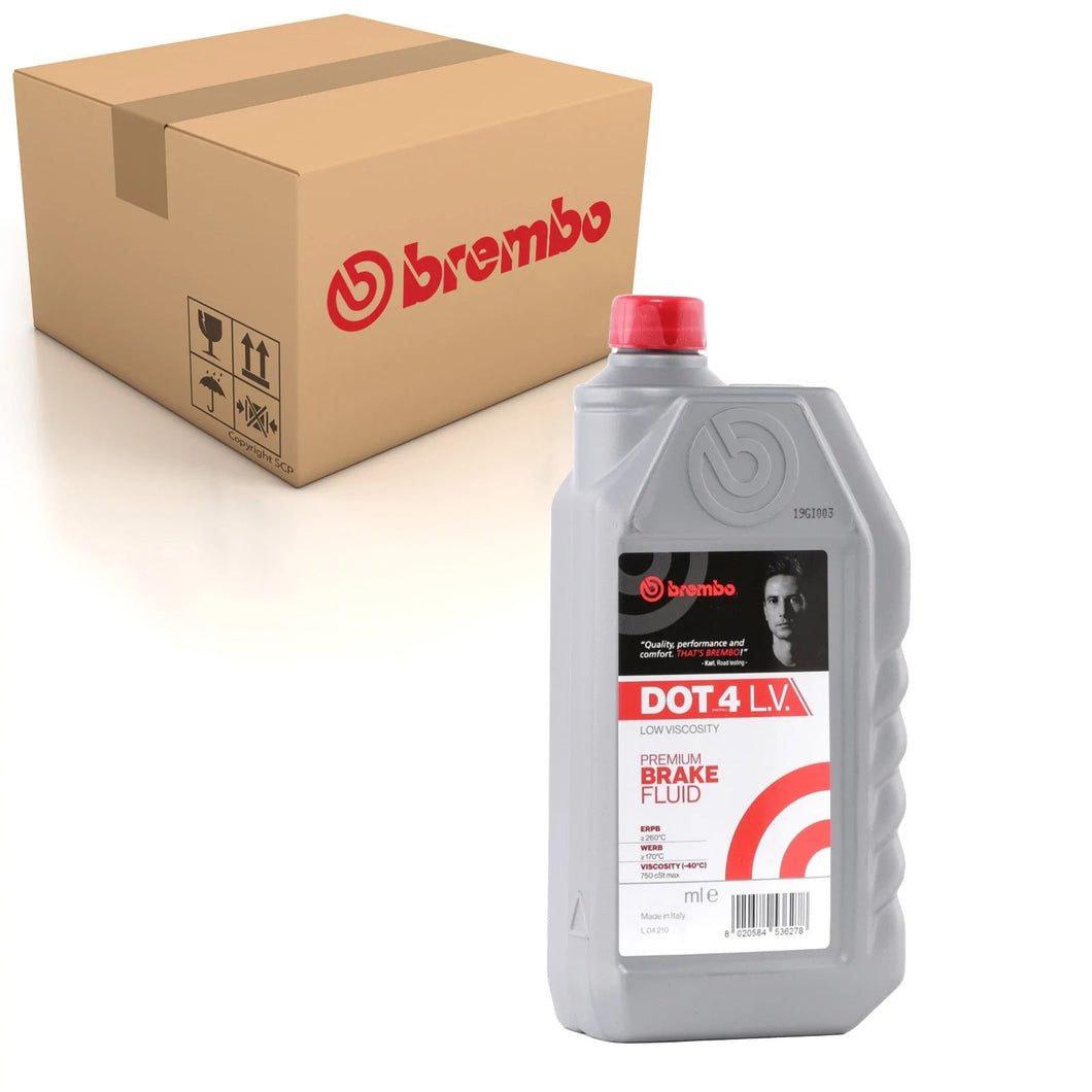 Brembo DOT 4 LV Brake Fluid 250ml Premium DOT4 Low Viscosity L04202 –  Simply Car Parts