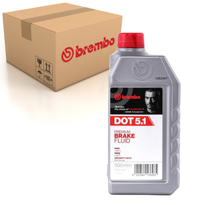 DOT 5.1 Brake Fluid 500ml High Performance Fully Synthetic Brembo L05005