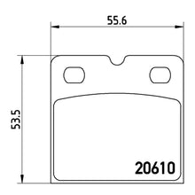 Load image into Gallery viewer, R8 Rear Brake Pad Fits Aston Martin DB9 Vantage Audi Tesla XJ XK Brembo P02001